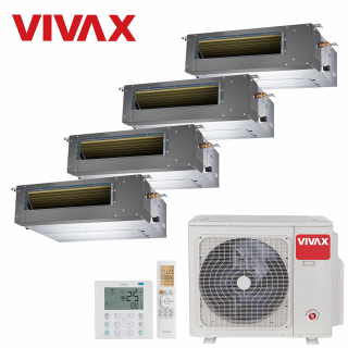 Aer Conditionat MULTISPLIT Duct VIVAX ACP-28COFM82AERI / 4x ACP-12DT35AERI R32 Inverter