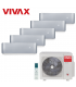 Aer Conditionat MULTISPLIT VIVAX ACP-42COFM123AERI / 3x ACP-09CH25AERI SILVER + 2x ACP-12CH35AERI SILVER Inverter
