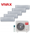 Aer Conditionat MULTISPLIT VIVAX ACP-42COFM123AERI / 3x ACP-09CH25AERI SILVER + 2x ACP-12CH35AERI SILVER Inverter