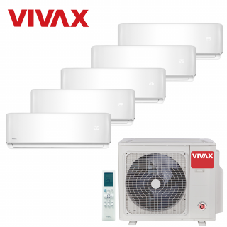 Aer Conditionat MULTISPLIT VIVAX ACP-42COFM123AERI / 4x ACP-09CH25AERI WHITE + ACP-12CH35AERI WHITE Inverter