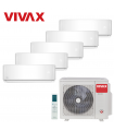 Aer Conditionat MULTISPLIT VIVAX ACP-42COFM123AERI / 4x ACP-09CH25AERI WHITE + ACP-12CH35AERI WHITE Inverter