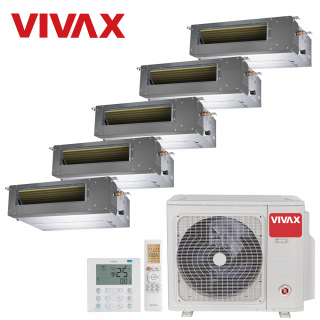 Aer Conditionat MULTISPLIT Duct VIVAX ACP-42COFM123AERI / 5x ACP-12DT35AERI R32 Inverter