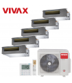 Aer Conditionat MULTISPLIT Duct VIVAX ACP-42COFM123AERI / 5x ACP-12DT35AERI R32 Inverter