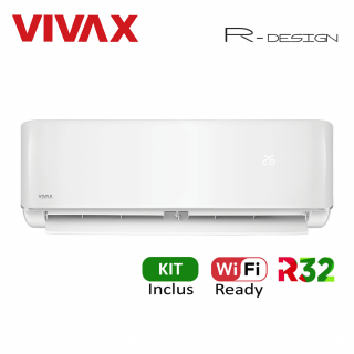 Aer Conditionat VIVAX R-Design ACP-12CH35AERI Wi-Fi Ready Kit de instalare inclus R32 Inverter 12000 BTU/h