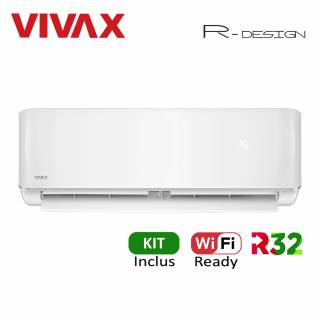 Aer Conditionat VIVAX R-Design ACP-24CH70AERI Wi-Fi Ready Kit de instalare inclus R32 Inverter 24000 BTU/h