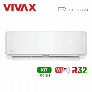 Aer Conditionat VIVAX R-Design ACP-12CH35AERI Wi-Fi Kit de instalare inclus R32 Inverter 12000 BTU/h