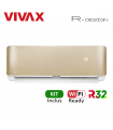 Aer Conditionat VIVAX R-Design ACP-12CH35AERI GOLD Wi-Fi Ready Kit de instalare inclus R32 Inverter 12000 BTU/h