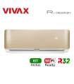Aer Conditionat VIVAX R-Design ACP-09CH25AERI GOLD Wi-Fi Ready Kit de instalare inclus R32 Inverter 9000 BTU/h