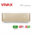 Aer Conditionat VIVAX R-Design ACP-12CH35AERI GOLD Wi-Fi Kit de instalare inclus R32 Inverter 12000 BTU/h