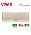 Aer Conditionat VIVAX R-Design ACP-09CH25AERI GOLD Wi-Fi Kit de instalare inclus R32 Inverter 9000 BTU/h