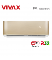 Aer Conditionat VIVAX R-Design ACP-12CH35AERI GOLD Wi-Fi Ready R32 Inverter 12000 BTU/h