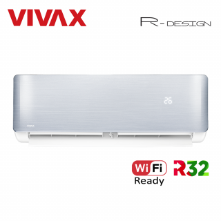 Aer Conditionat VIVAX R-Design ACP-09CH25AERI SILVER Wi-Fi Ready R32 Inverter 9000 BTU/h