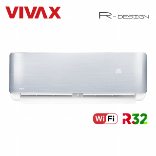 Aer Conditionat VIVAX R-Design ACP-12CH35AERI SILVER Wi-Fi R32 Inverter 12000 BTU/h