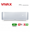 Aer Conditionat VIVAX R-Design ACP-09CH25AERI SILVER Wi-Fi Kit de instalare inclus R32 Inverter 9000 BTU/h