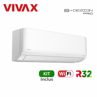 Aer Conditionat VIVAX S-Design PRO ACP-09CH25AESI PRO Wi-Fi Kit de instalare inclus R32 Inverter 9000 BTU/h