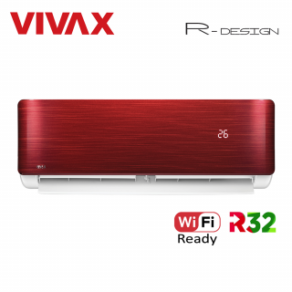 Aer Conditionat VIVAX R-Design ACP-12CH35AERI RED Wi-Fi Ready R32 Inverter 12000 BTU/h