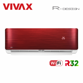 Aer Conditionat VIVAX R-Design ACP-12CH35AERI RED Wi-Fi R32 Inverter 12000 BTU/h