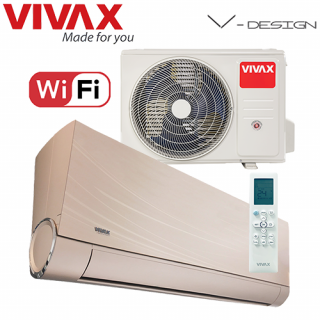 Aer Conditionat VIVAX V-Design ACP-12CH35AEVI GOLD Wi-Fi R32 Inverter 12000 BTU/h