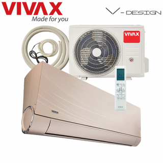 Aer Conditionat VIVAX V-Design ACP-12CH35AEVI GOLD Wi-Fi Ready Kit de instalare inclus R32 Inverter 12000 BTU/h