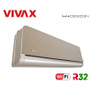 Aer Conditionat VIVAX H+Design ACP-12CH35AEHI+ Gold Wi-Fi R32 Inverter 12000 BTU/h