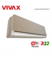 Aer Conditionat VIVAX H+Design ACP-12CH35AEHI+ Gold Wi-Fi Ready R32 Inverter 12000 BTU/h