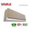 Aer Conditionat VIVAX H+Design ACP-12CH35AEHI+ Gold Wi-Fi Kit de instalare inclus R32 Inverter 12000 BTU/h