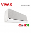 Aer Conditionat VIVAX H+Design ACP-12CH35AEHI+ Silver Wi-Fi R32 Inverter 12000 BTU/h