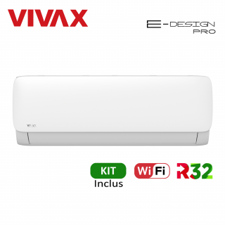 Aer Conditionat VIVAX E-Design PRO ACP-12CH35AEEI Wi-Fi Kit de instalare inclus R32 Inverter 12000 BTU/h