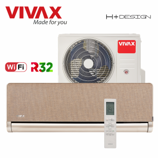 Aer Conditionat VIVAX H+Design ACP-18CH50AEHI+ Gold Wi-Fi R32 Inverter 18000 BTU/h