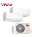 Aer Conditionat MULTISPLIT VIVAX ACP-18COFM50AERI / 2x ACP-09CH25AESI PRO Dublu Split Inverter