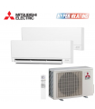 Aer Conditionat MULTISPLIT MITSUBISHI ELECTRIC HYPER HEATING MXZ-2F53VFHZ / 2x MSZ-AY25VGKP Dublu Split Inverter