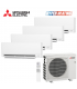 Aer Conditionat MULTISPLIT MITSUBISHI ELECTRIC HYPER HEATING MXZ-4F83VFHZ / 2x MSZ-AY25VGKP + 2x MSZ-AY35VGKP Inverter
