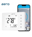 Termostat AERO TP708RFW Wi-Fi, Wireless, pentru Centrala Termica, Incalzire Pardoseala, Smart, Programabil, Alexa, Google, Alb