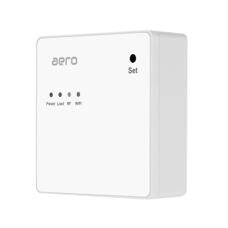 Termostat AERO TP708RF, Wireless, pentru Centrala Termica, Programabil, Alb