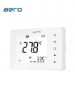Termostat cu fir / wired AERO TP708, pentru Centrala Termica, Programabil, Alb