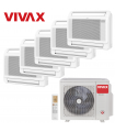 Aer Conditionat MULTISPLIT Pardoseala VIVAX ACP-42COFM123AERI / 4x ACP-09CT25AERI + ACP-12CT35AERI R32 Inverter