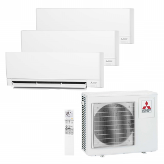 Aer Conditionat MULTISPLIT MITSUBISHI ELECTRIC MXZ-3F68VF / 2x MSZ-AY25VGKP + MSZ-AY35VGKP Triplu Split Inverter