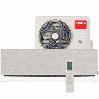 Aer Conditionat VIVAX H+Design ACP-12CH35AEHI+ Silver Wi-Fi Ready R32 Inverter 12000 BTU/h