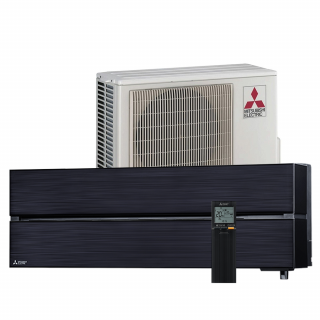 Aer Conditionat MITSUBISHI ELECTRIC Kirigamine Style MSZ-LN25VGB / MUZ-LN25VG R32 Onyx Black Inverter 9000 BTU/h