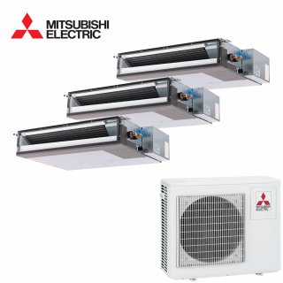 Aer Conditionat MULTISPLIT Duct MITSUBISHI ELECTRIC MXZ-3F68VF / 3x SEZ-M25DA Triplu Split Inverter