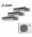 Aer Conditionat MULTISPLIT Duct MITSUBISHI ELECTRIC MXZ-3F68VF / 3x SEZ-M25DA Triplu Split Inverter