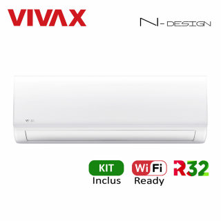 Aer Conditionat VIVAX N-Design ACP-12CH35AENI Wi-Fi Ready Kit de instalare inclus R32 Inverter 12000 BTU/h