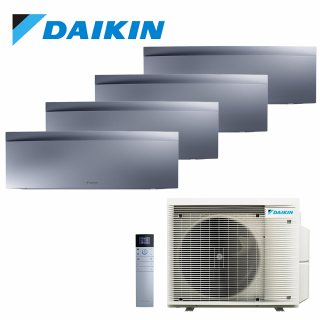 Aer Conditionat MULTISPLIT DAIKIN Emura 4MXM80A / 3x FTXJ25AS + FTXJ35AS Wi-Fi Silver R32 Inverter