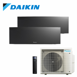 Aer Conditionat MULTISPLIT DAIKIN Emura 2MXM40A / 2x FTXJ25AB Wi-Fi Black R32 Dublu Split Inverter