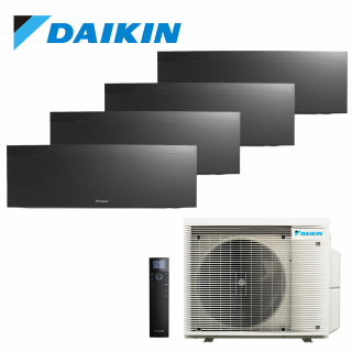 Aer Conditionat MULTISPLIT DAIKIN Emura 4MXM80A / 3x FTXJ25AB + FTXJ35AB Wi-Fi Black R32 Inverter