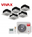 Aer Conditionat MULTISPLIT Caseta VIVAX ACP-42COFM123AERI / 5x ACP-09CCIFM25AERI Inverter