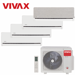 Aer Conditionat MULTISPLIT VIVAX ACP-36COFM105AERI / 3x ACP-09CH25AEHI WHITE + ACP-12CH35AEHI SILVER Inverter