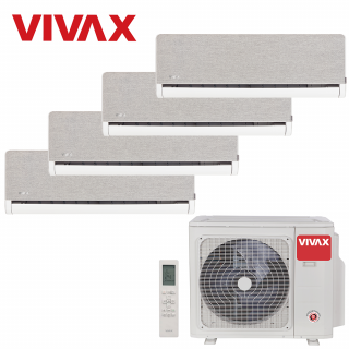 Aer Conditionat MULTISPLIT VIVAX ACP-36COFM105AERI / 3x ACP-09CH25AEHI SILVER + ACP-12CH35AEHI SILVER Inverter