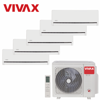 Aer Conditionat MULTISPLIT VIVAX ACP-42COFM123AERI / 4x ACP-09CH25AEHI WHITE + ACP-12CH35AEHI WHITE Inverter