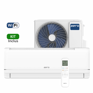 Aer Conditionat AERO Elite ACS-12EW Wi-Fi Kit de instalare inclus A+++ R32 Inverter 12000 BTU/h